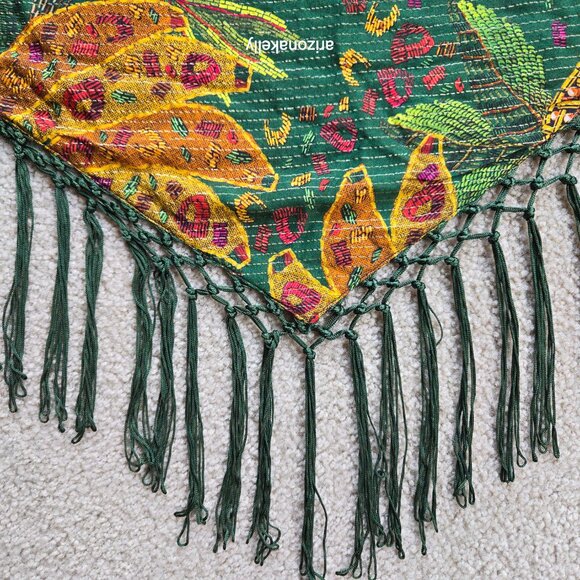 NWOT Farm Rio Sarong "Mixed Fruits" Reversible Fringe - Picture 5 of 15
